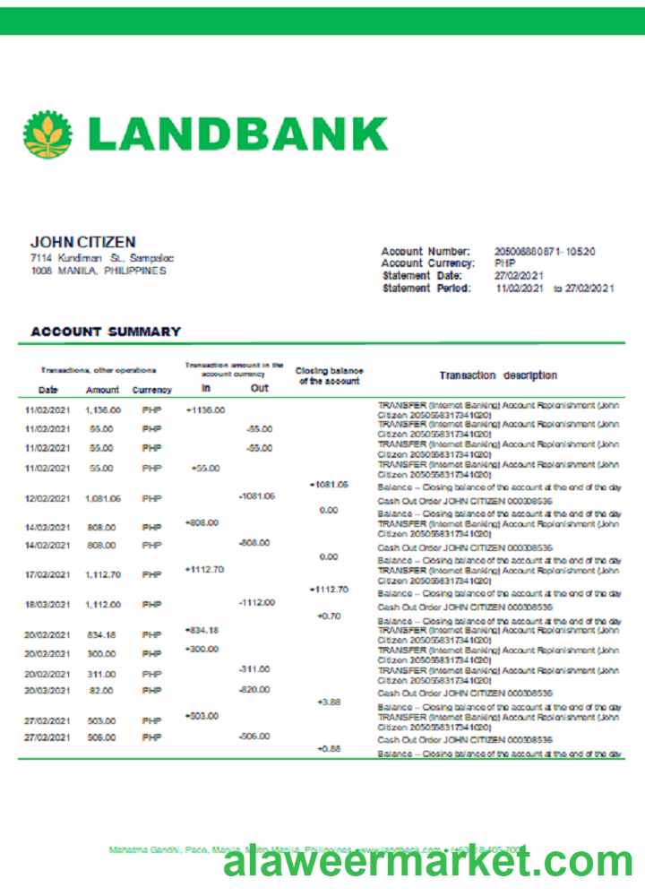 Philippines Land Bank of the Philippines word
